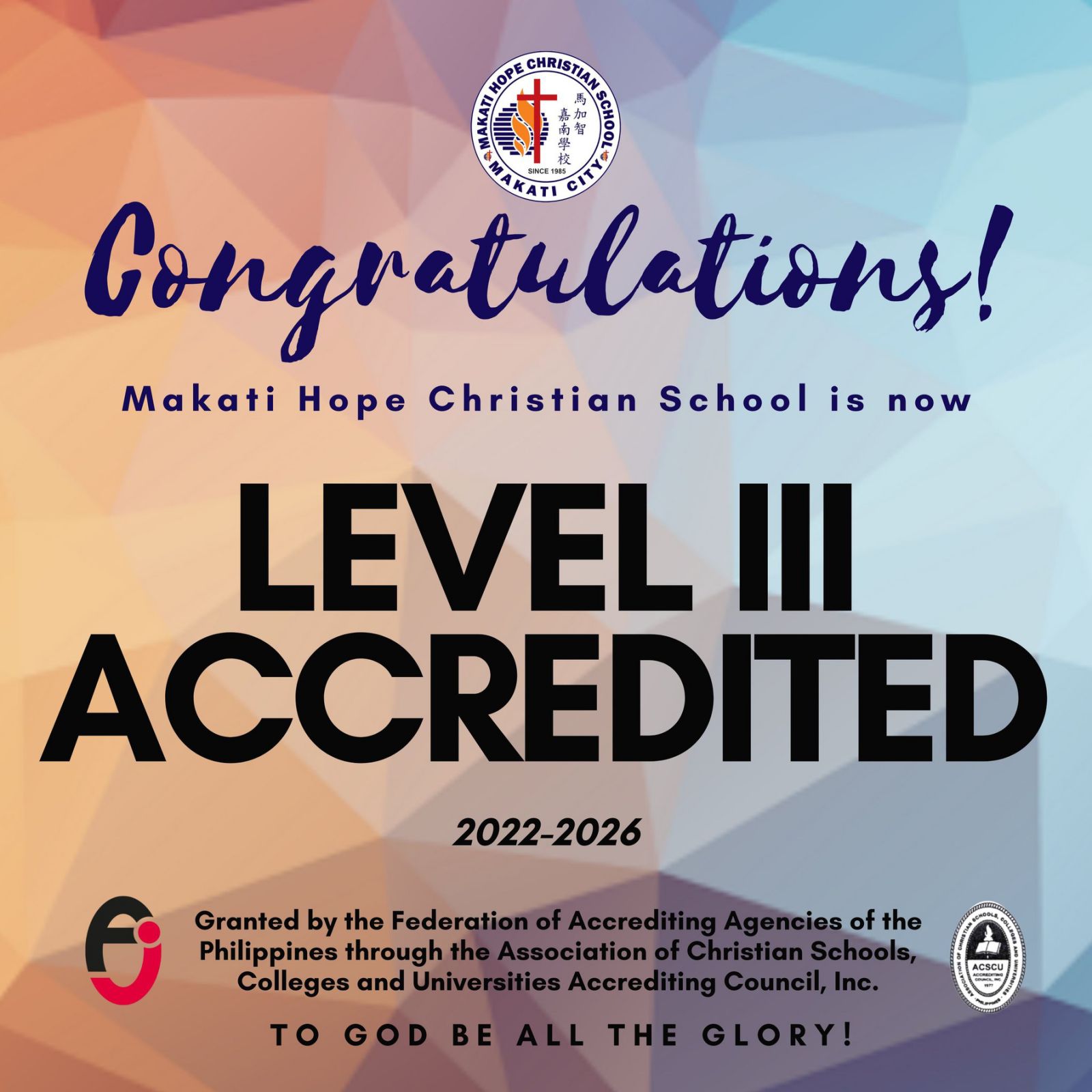 Level III Accredited